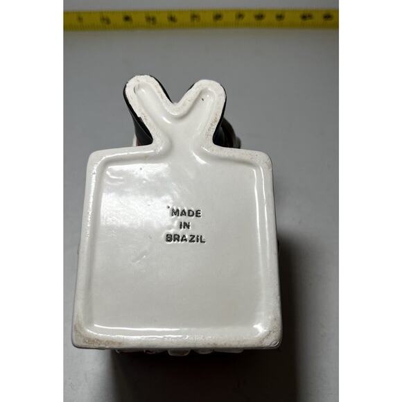 Vintage Santa Claus Christmas Ceramic Planter Brazil 1950s Retro Decor - Picture 9 of 14